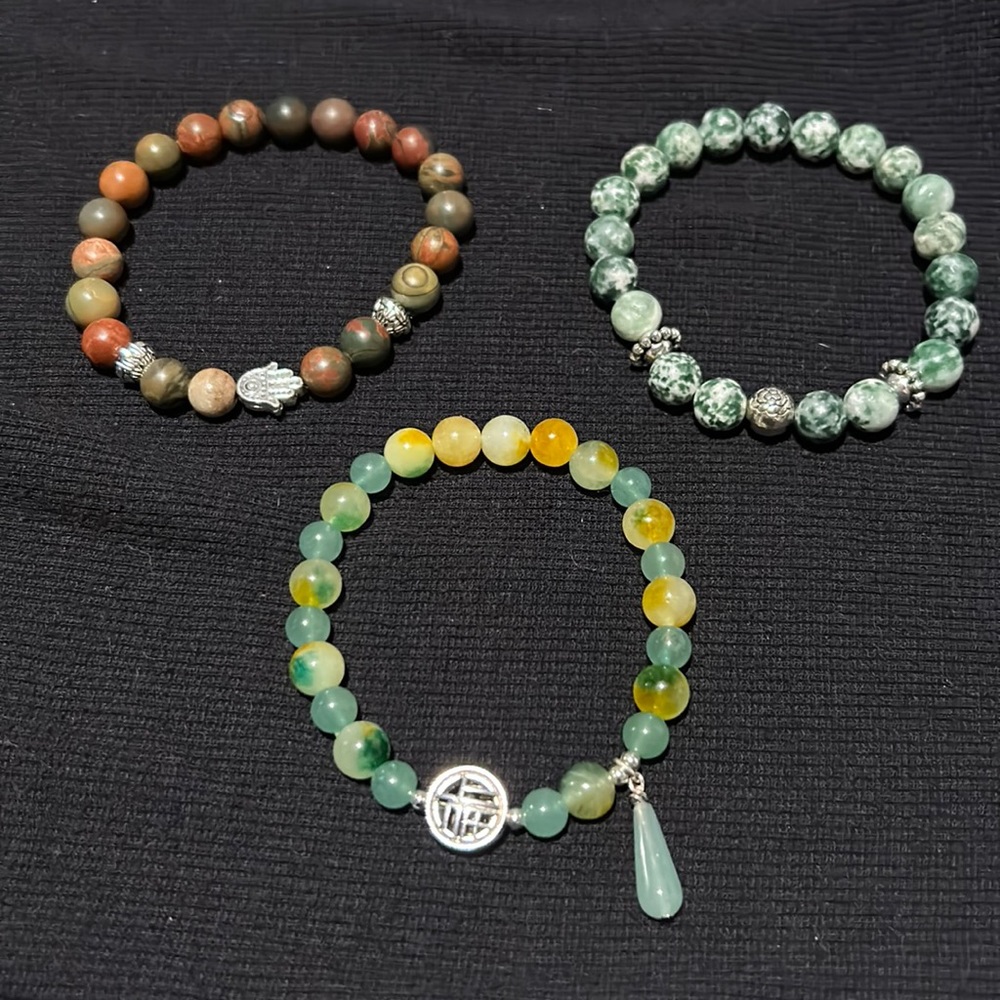 Handmade crystal bracelets